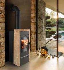 HAAS SOHN Aqua Riva II easy Stein Kaminofen wasserführend 