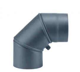 Ofenrohr 150 mm 90° Bogen drehbar 