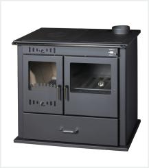 wasserführender Herd Victoria BS für Holz - Holzbriketts 