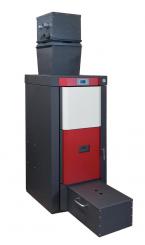 Classic P 20 Pelletkessel mit Pellet-Saugsystem und Ascheaustragung - Pellet-Förderschlauch 25 m 