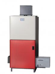 Classic P 40 Pelletkessel mit automatischer Reinigung und Pellet-Saugsystem 