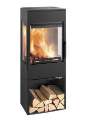 HAAS SOHN Wien II easy schwarz mit 3 Sichtscheiben 