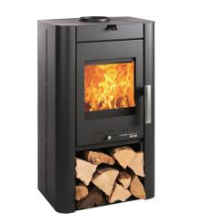 HAAS SOHN Prunus schwarz mit Holzfach 