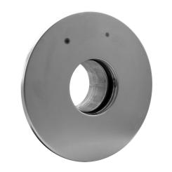 Ofenrohr 80 mm Wandrosette mit Erweiterung auf 130 mm 