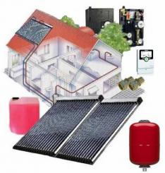 Solaranlage 7,52 m² Vakuumröhren 2 x Westech WT-B58-22 