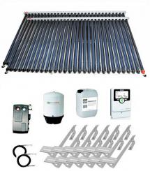 Solaranlage 13,34 m² Vakuumröhren 2 x Zeus cpc-30 